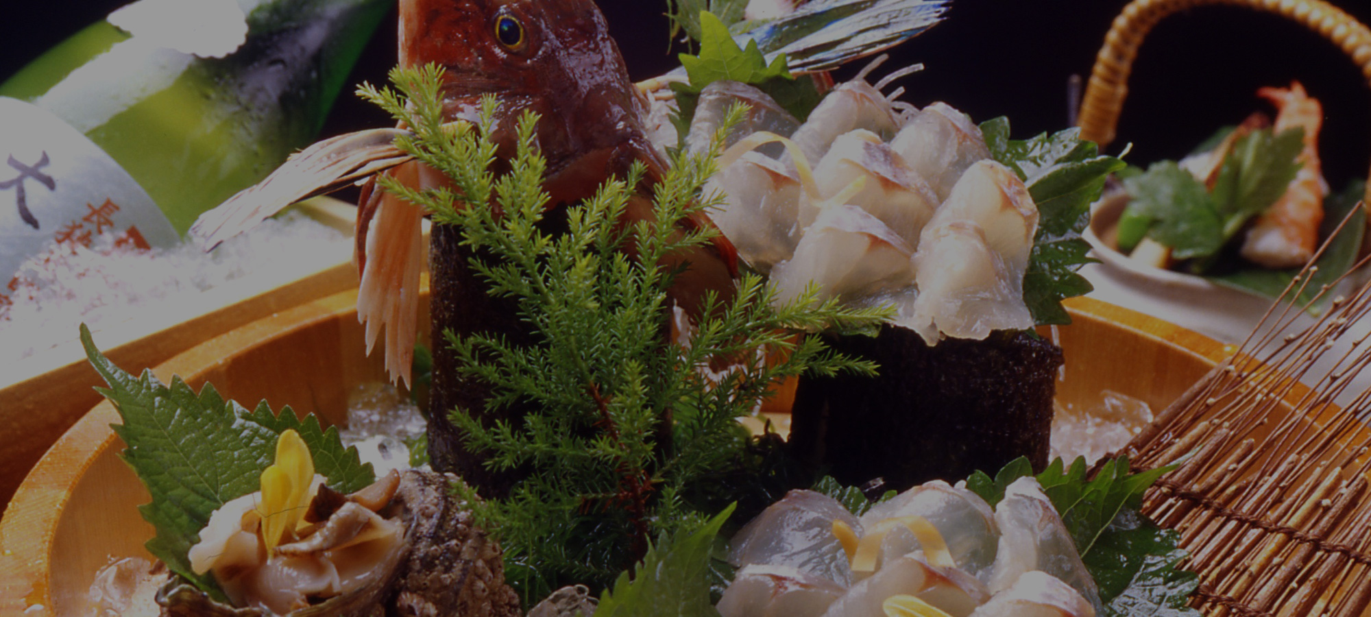 Fresh seafood cuisine